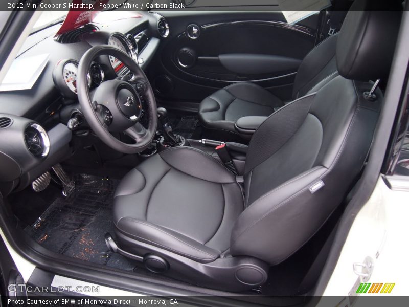 Pepper White / Carbon Black 2012 Mini Cooper S Hardtop