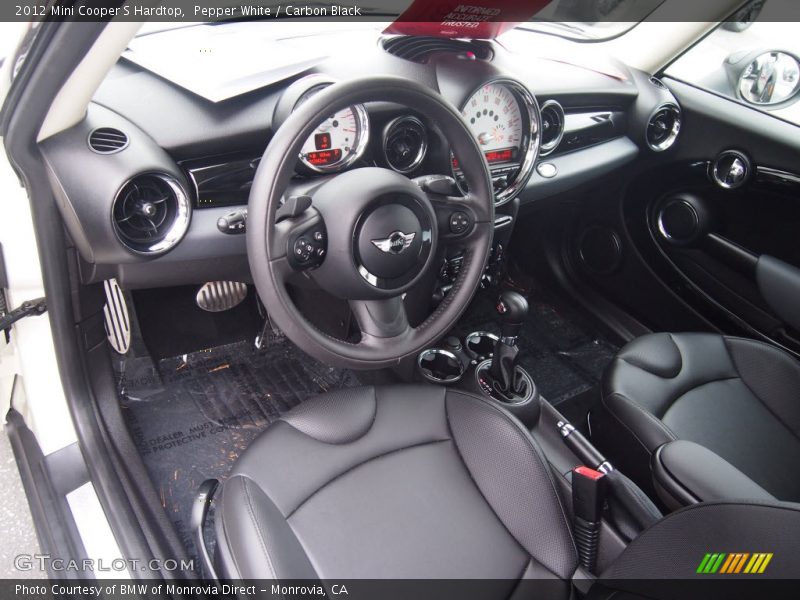 Pepper White / Carbon Black 2012 Mini Cooper S Hardtop