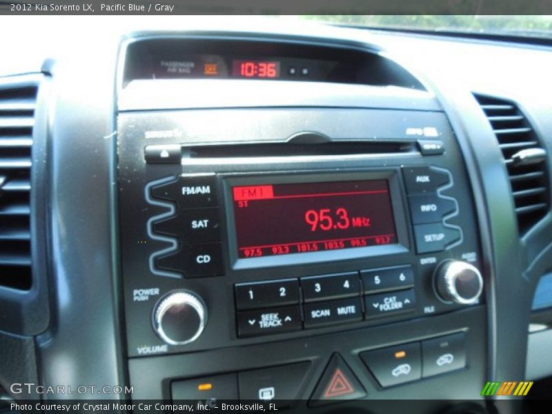 Pacific Blue / Gray 2012 Kia Sorento LX