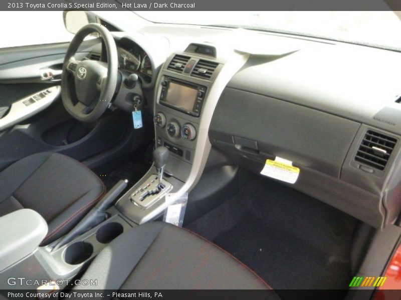Hot Lava / Dark Charcoal 2013 Toyota Corolla S Special Edition