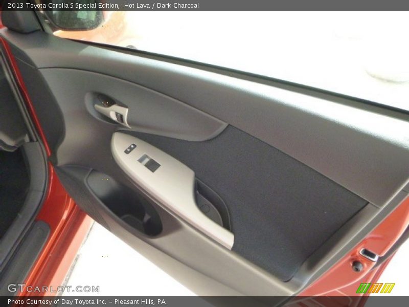 Hot Lava / Dark Charcoal 2013 Toyota Corolla S Special Edition