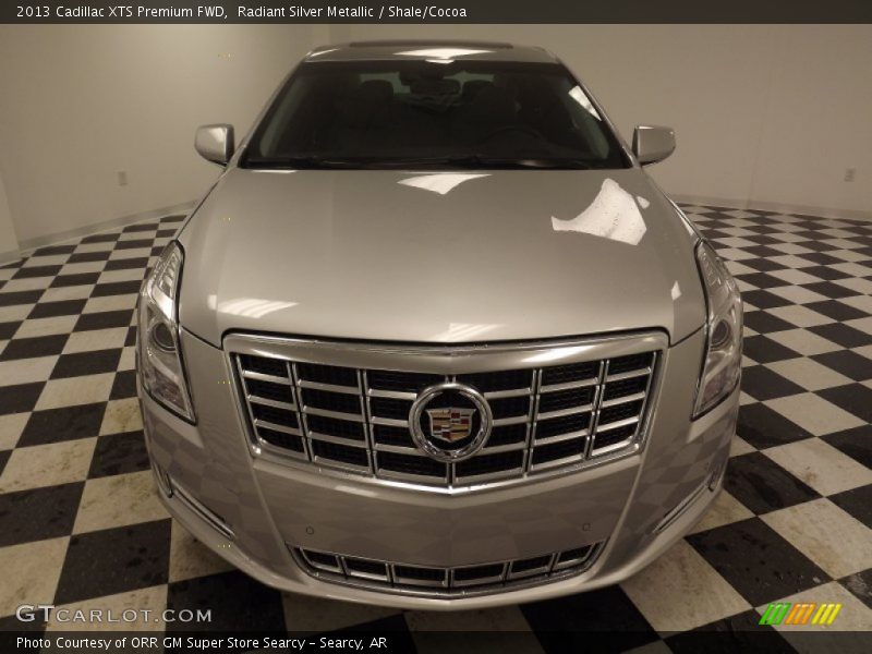 Radiant Silver Metallic / Shale/Cocoa 2013 Cadillac XTS Premium FWD