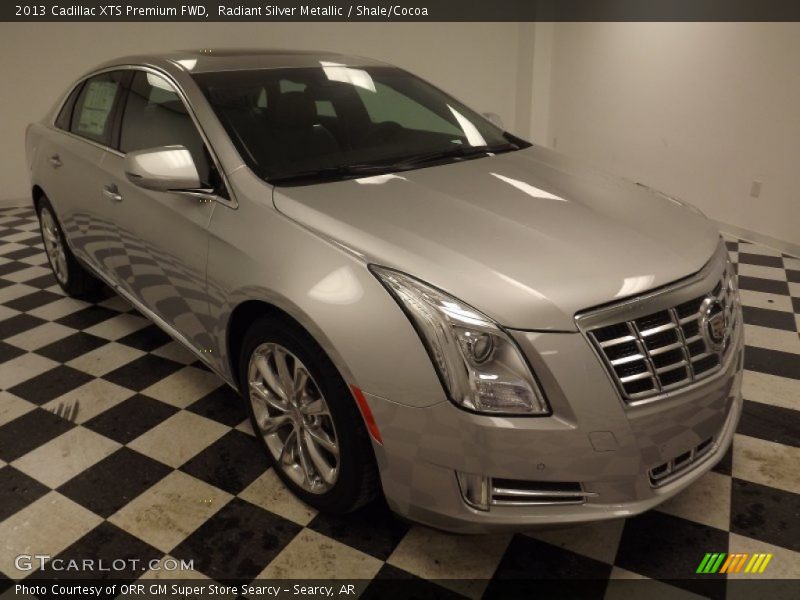 Radiant Silver Metallic / Shale/Cocoa 2013 Cadillac XTS Premium FWD
