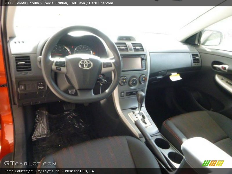 Hot Lava / Dark Charcoal 2013 Toyota Corolla S Special Edition