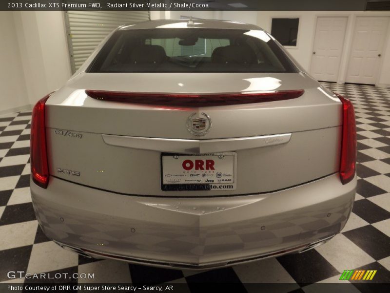 Radiant Silver Metallic / Shale/Cocoa 2013 Cadillac XTS Premium FWD