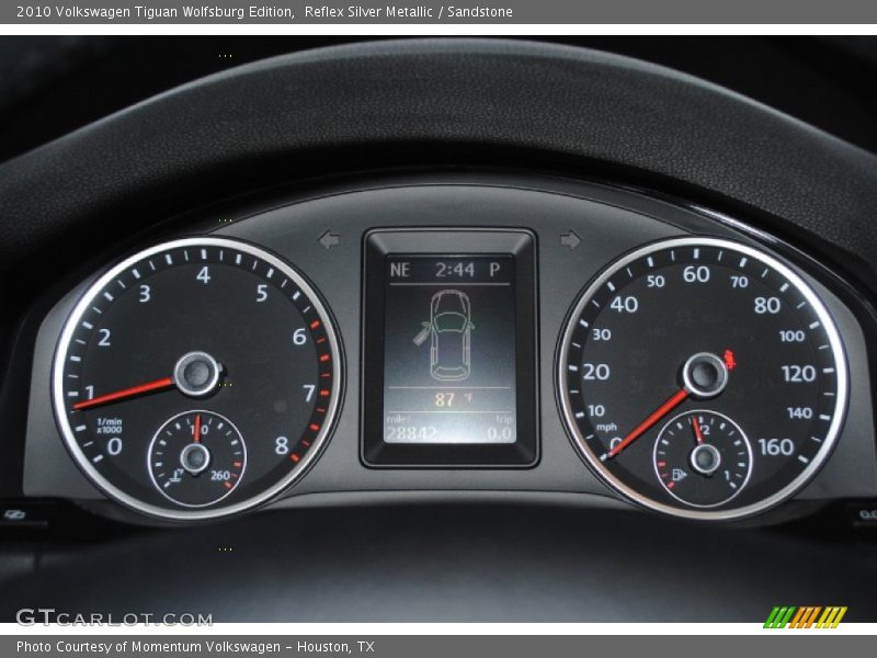 Reflex Silver Metallic / Sandstone 2010 Volkswagen Tiguan Wolfsburg Edition