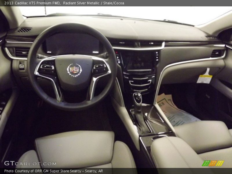 Radiant Silver Metallic / Shale/Cocoa 2013 Cadillac XTS Premium FWD