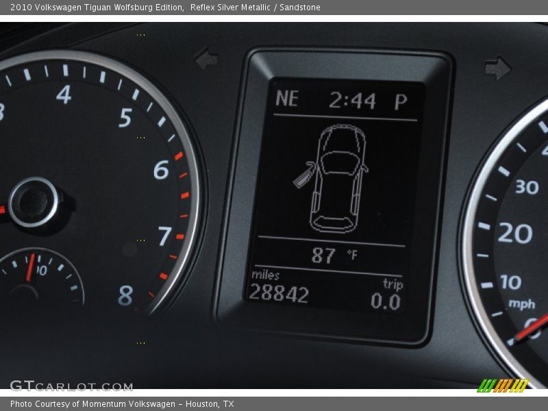 Reflex Silver Metallic / Sandstone 2010 Volkswagen Tiguan Wolfsburg Edition
