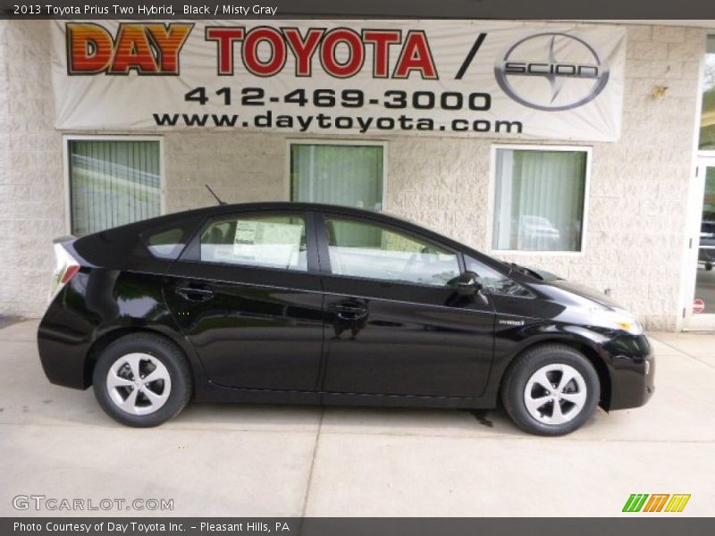 Black / Misty Gray 2013 Toyota Prius Two Hybrid
