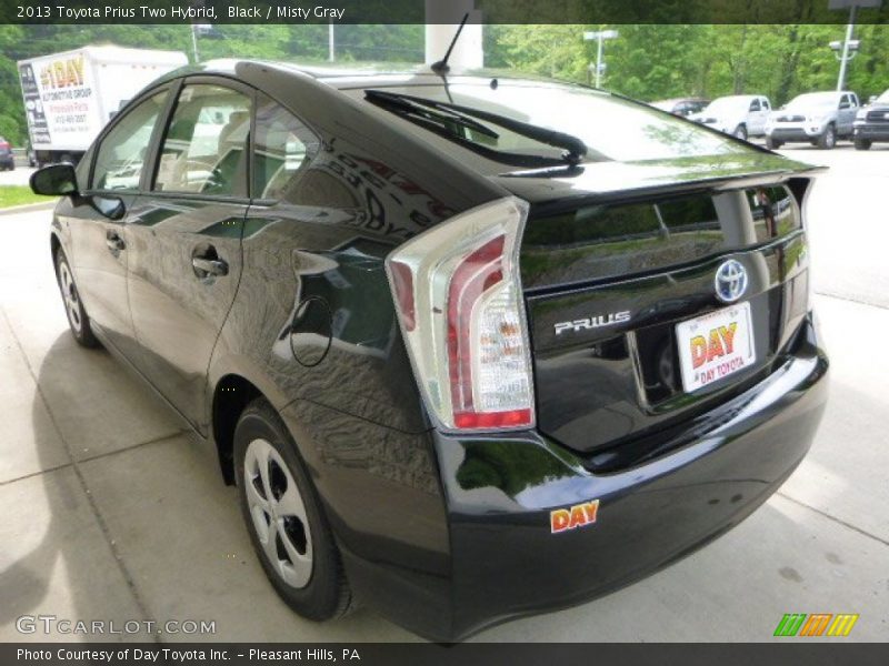 Black / Misty Gray 2013 Toyota Prius Two Hybrid
