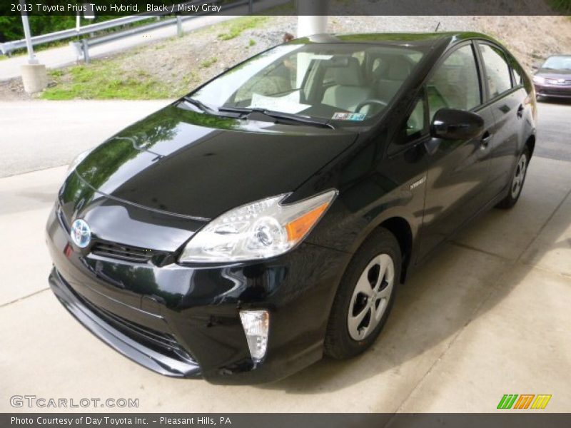 Black / Misty Gray 2013 Toyota Prius Two Hybrid
