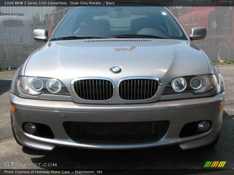 Silver Grey Metallic / Black 2006 BMW 3 Series 330i Convertible