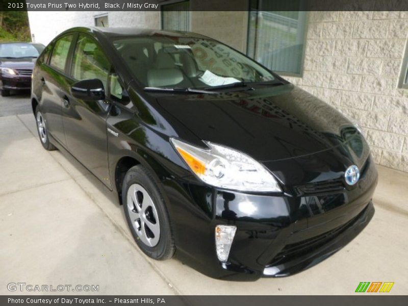 Black / Misty Gray 2013 Toyota Prius Two Hybrid
