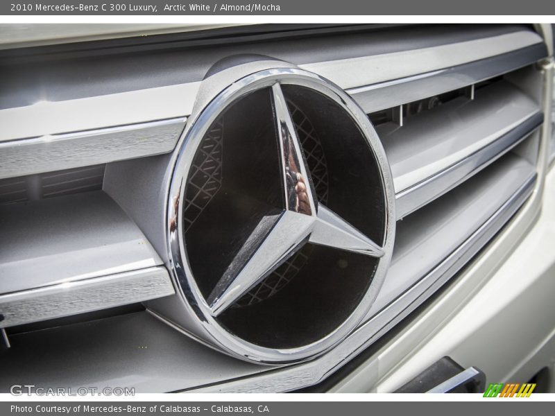 Arctic White / Almond/Mocha 2010 Mercedes-Benz C 300 Luxury