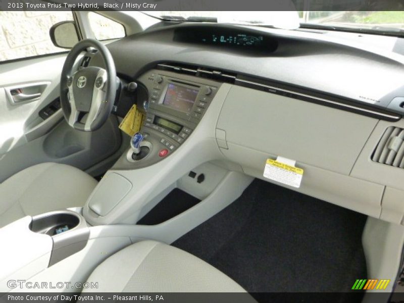 Black / Misty Gray 2013 Toyota Prius Two Hybrid
