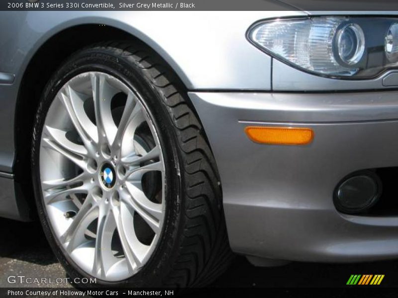 Silver Grey Metallic / Black 2006 BMW 3 Series 330i Convertible