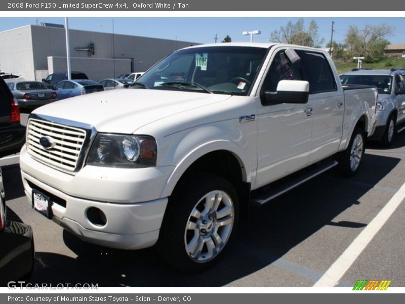 Oxford White / Tan 2008 Ford F150 Limited SuperCrew 4x4
