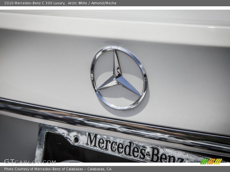 Arctic White / Almond/Mocha 2010 Mercedes-Benz C 300 Luxury