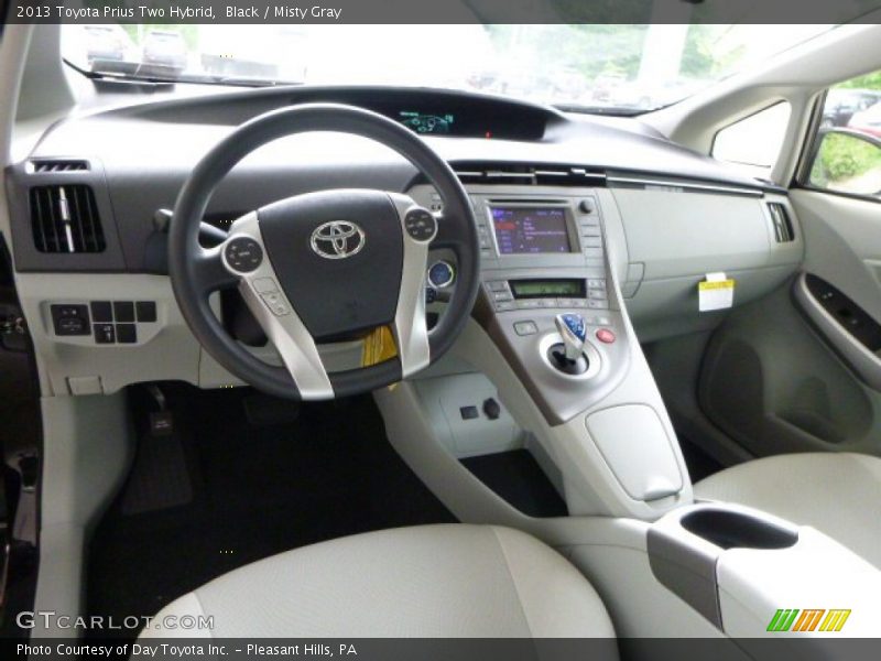 Black / Misty Gray 2013 Toyota Prius Two Hybrid