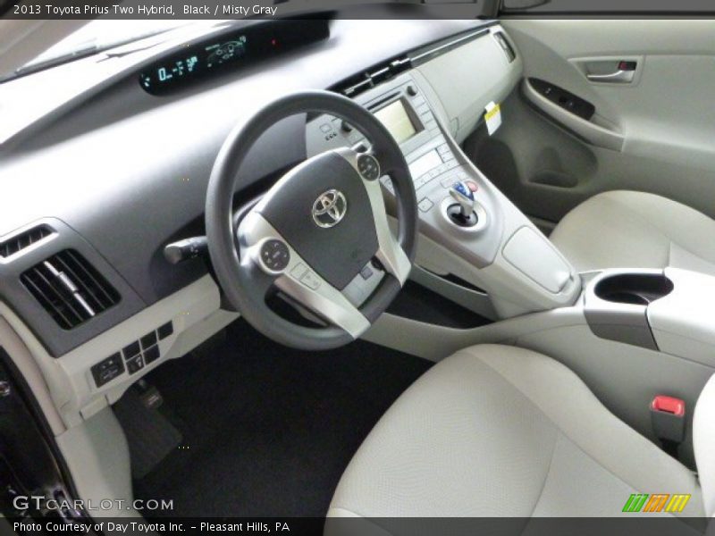 Black / Misty Gray 2013 Toyota Prius Two Hybrid
