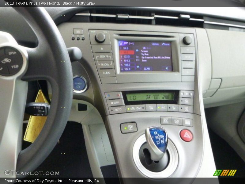 Black / Misty Gray 2013 Toyota Prius Two Hybrid