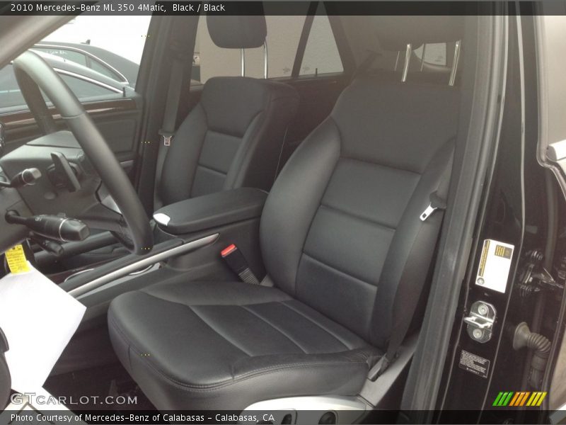 Black / Black 2010 Mercedes-Benz ML 350 4Matic