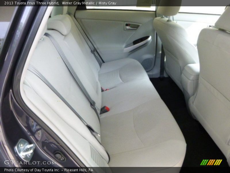 Winter Gray Metallic / Misty Gray 2013 Toyota Prius Three Hybrid