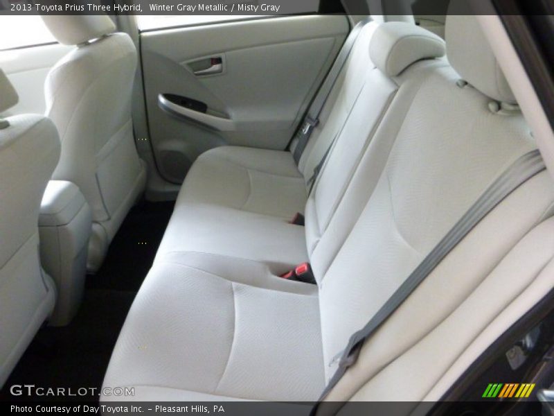 Winter Gray Metallic / Misty Gray 2013 Toyota Prius Three Hybrid