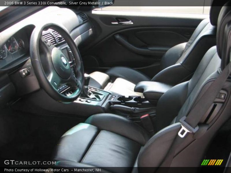Silver Grey Metallic / Black 2006 BMW 3 Series 330i Convertible