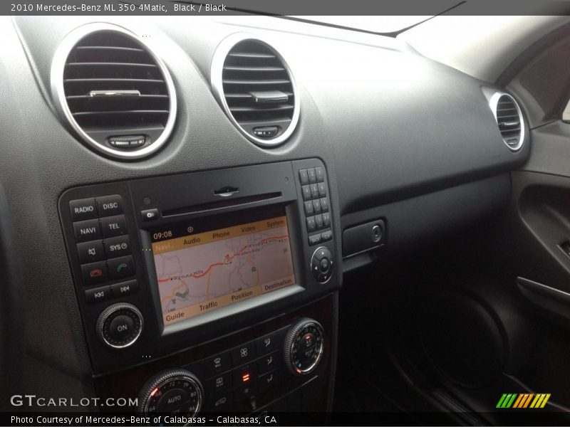 Black / Black 2010 Mercedes-Benz ML 350 4Matic