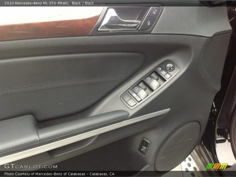 Black / Black 2010 Mercedes-Benz ML 350 4Matic