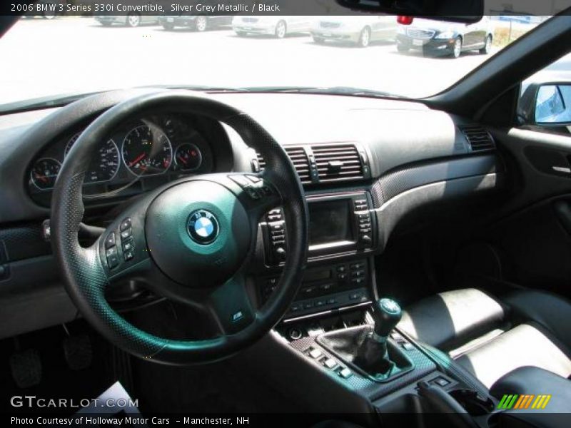 Silver Grey Metallic / Black 2006 BMW 3 Series 330i Convertible
