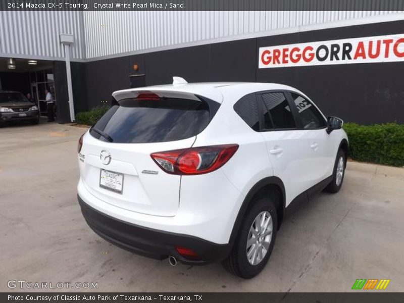 Crystal White Pearl Mica / Sand 2014 Mazda CX-5 Touring