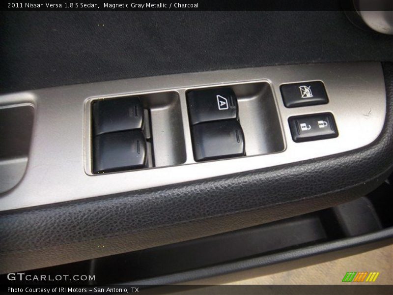 Magnetic Gray Metallic / Charcoal 2011 Nissan Versa 1.8 S Sedan