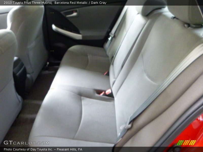 Barcelona Red Metallic / Dark Gray 2013 Toyota Prius Three Hybrid