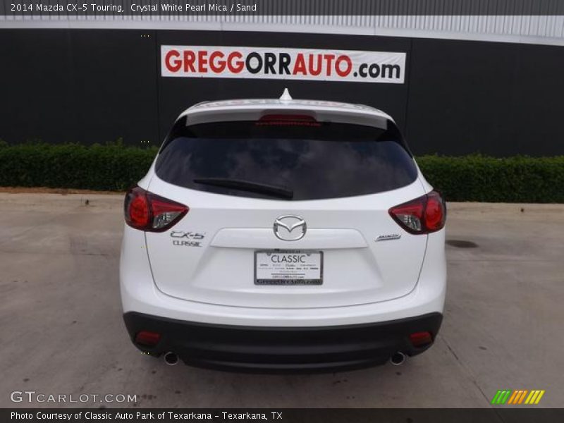 Crystal White Pearl Mica / Sand 2014 Mazda CX-5 Touring