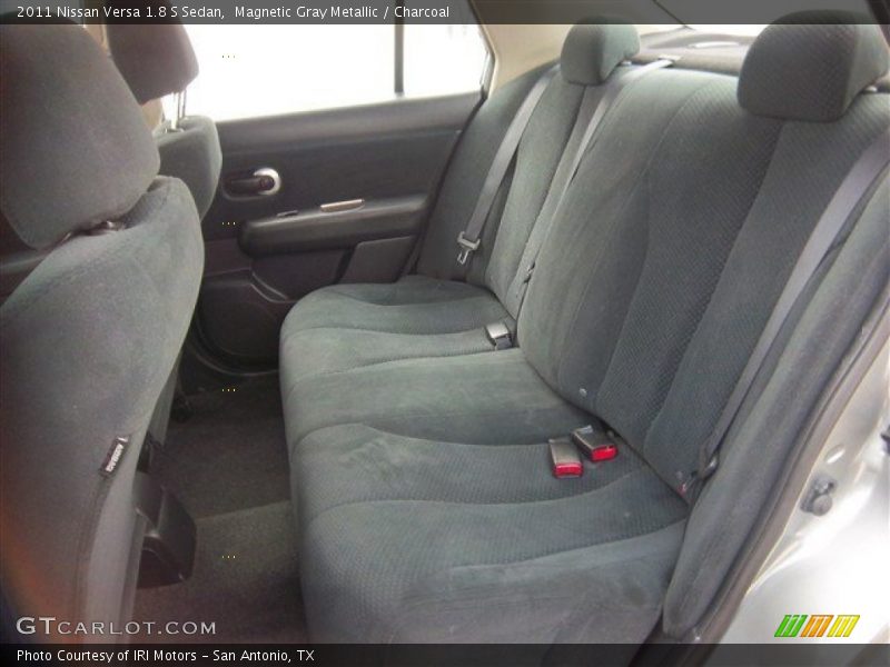 Magnetic Gray Metallic / Charcoal 2011 Nissan Versa 1.8 S Sedan