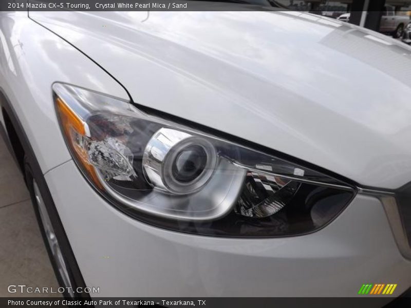Crystal White Pearl Mica / Sand 2014 Mazda CX-5 Touring