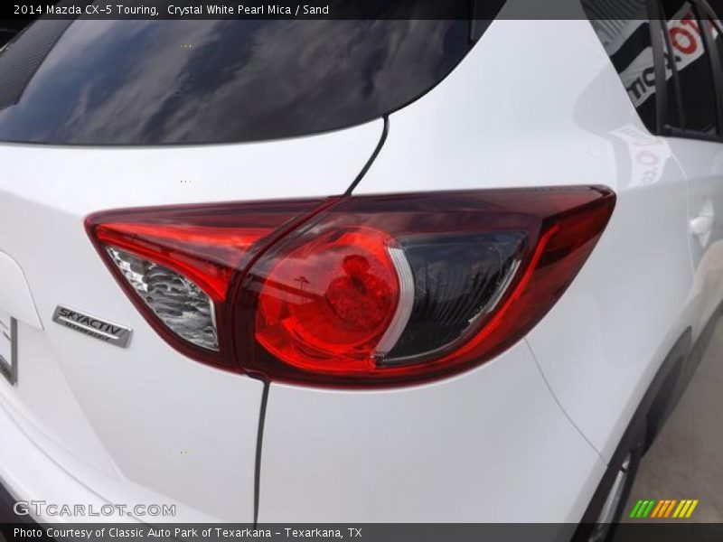 Crystal White Pearl Mica / Sand 2014 Mazda CX-5 Touring