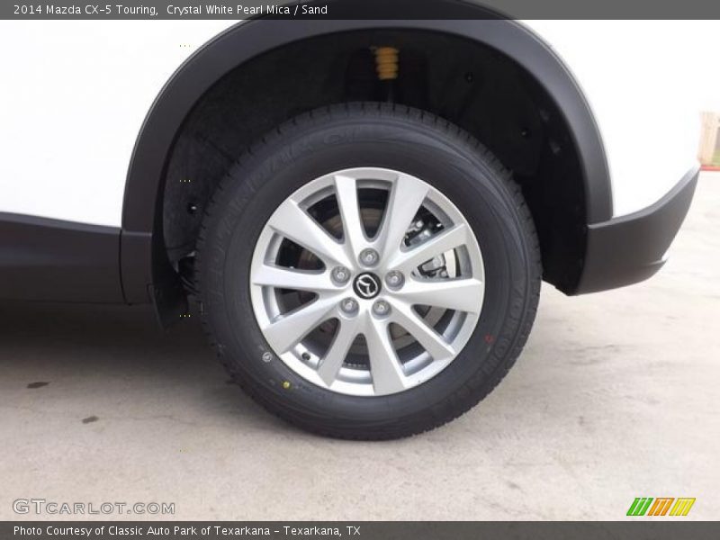 Crystal White Pearl Mica / Sand 2014 Mazda CX-5 Touring