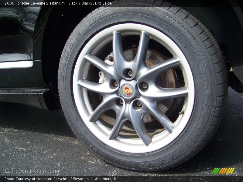 Black / Black/Sand Beige 2006 Porsche Cayenne S Titanium