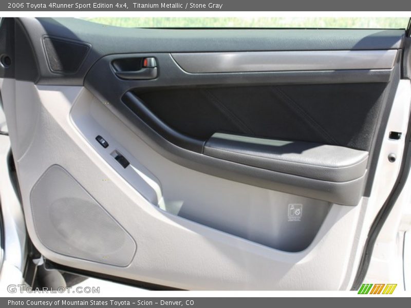 Titanium Metallic / Stone Gray 2006 Toyota 4Runner Sport Edition 4x4