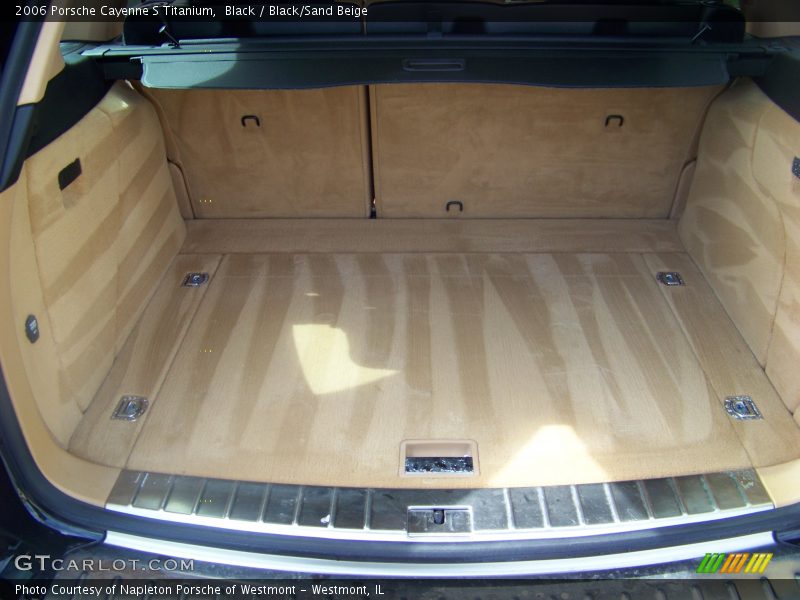 Black / Black/Sand Beige 2006 Porsche Cayenne S Titanium
