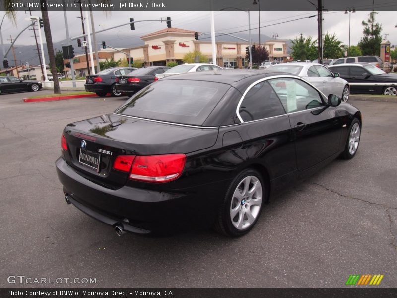 Jet Black / Black 2010 BMW 3 Series 335i Convertible