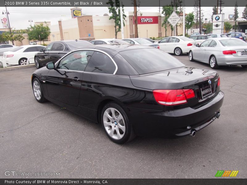 Jet Black / Black 2010 BMW 3 Series 335i Convertible