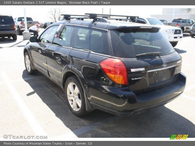 Obsidian Black Pearl / Taupe 2005 Subaru Outback 2.5XT Limited Wagon