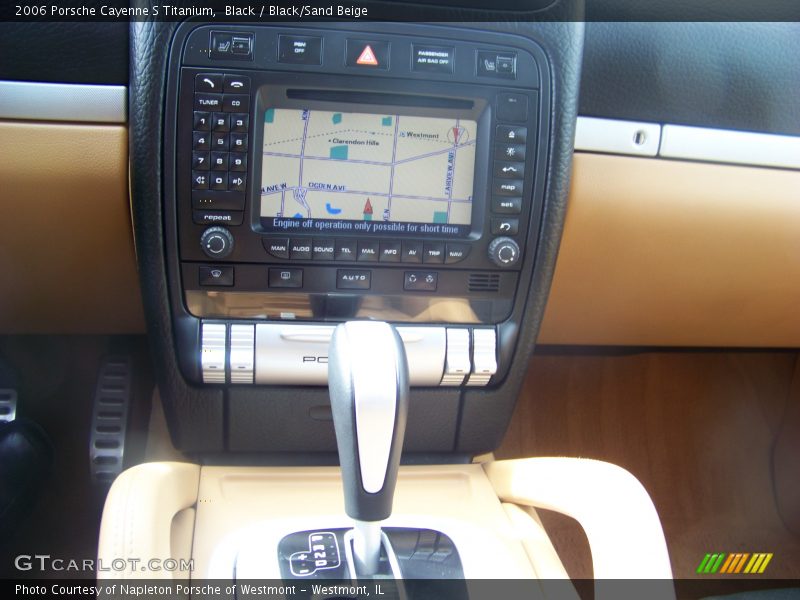 Black / Black/Sand Beige 2006 Porsche Cayenne S Titanium