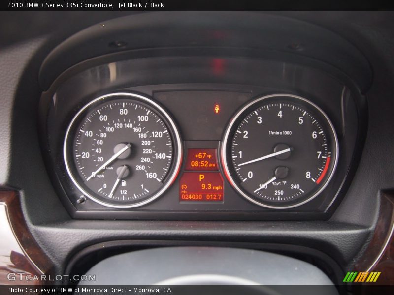 Jet Black / Black 2010 BMW 3 Series 335i Convertible