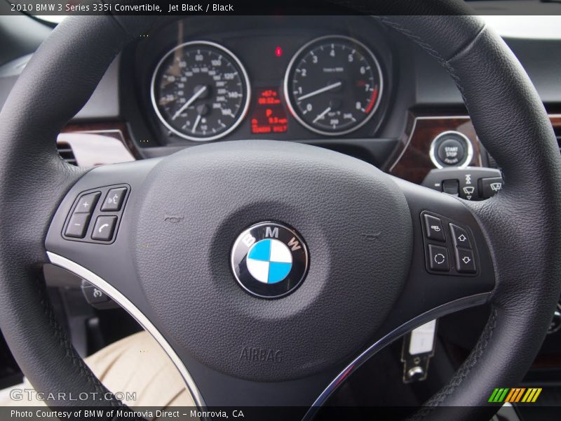 Jet Black / Black 2010 BMW 3 Series 335i Convertible