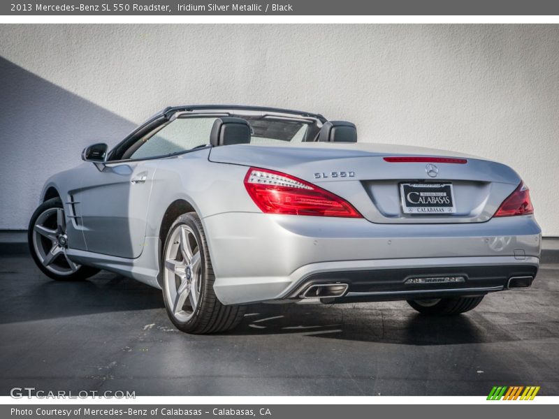 Iridium Silver Metallic / Black 2013 Mercedes-Benz SL 550 Roadster